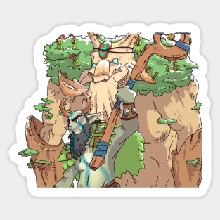 Treant Protector and Natures Prophet - Dota 2 Sticker